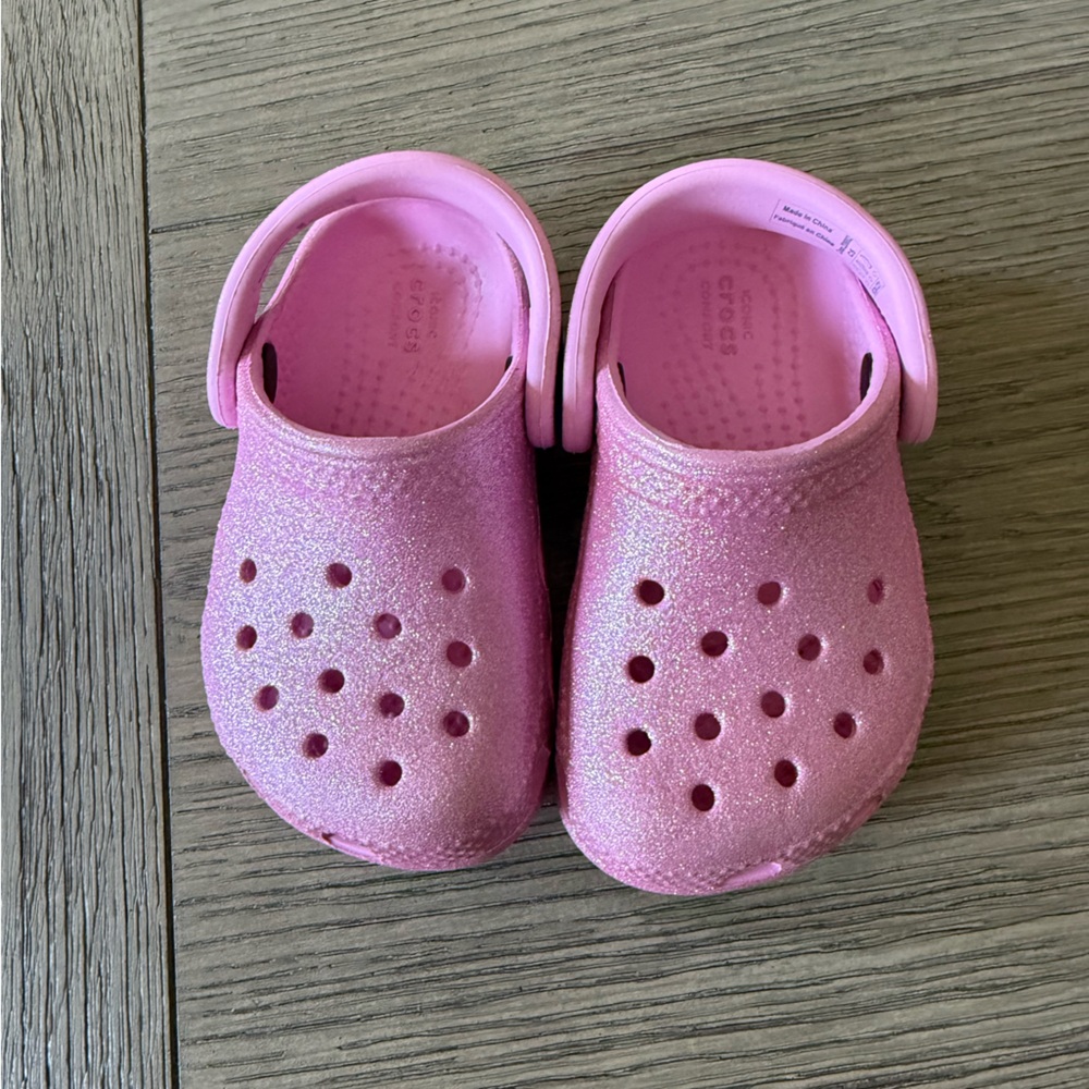 CROCS Glitter Pink